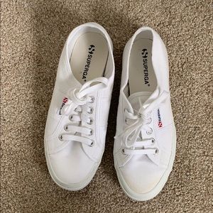 Superga white sneakers